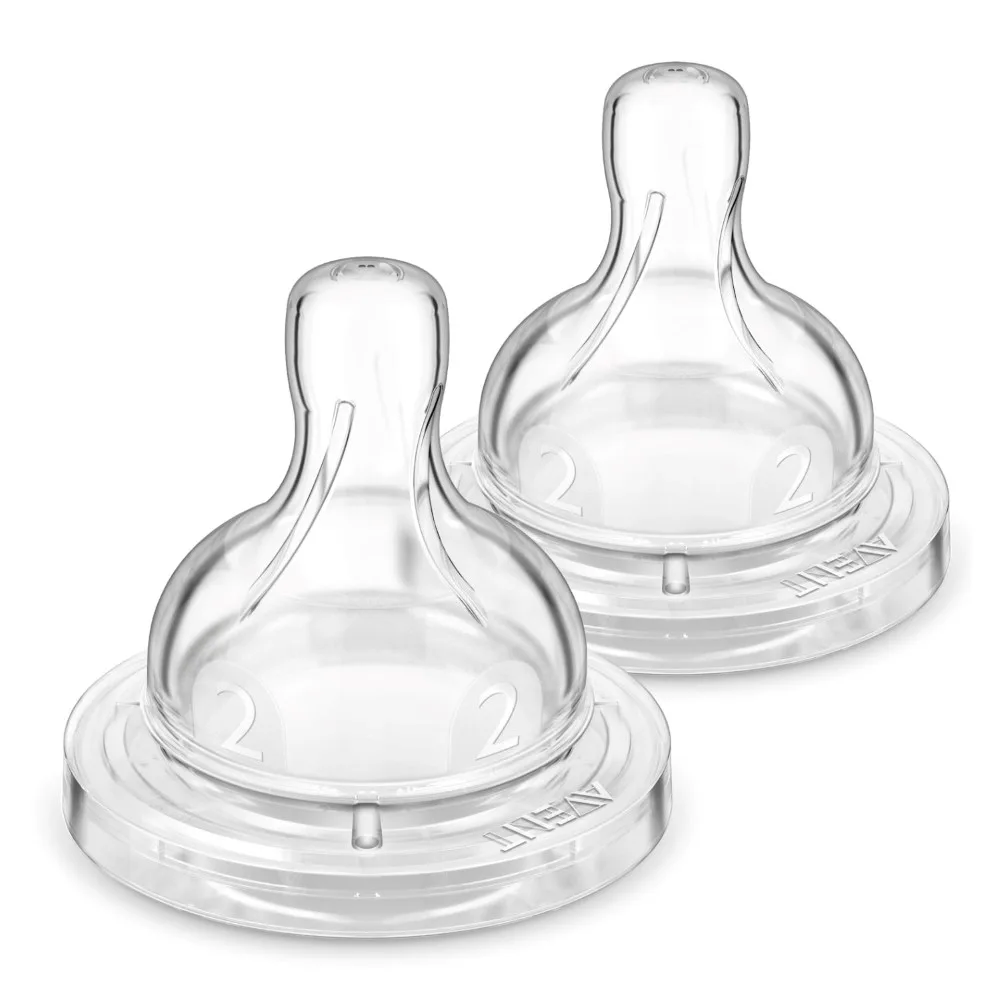 Avent Nipple Slow Flow Anti-Colic 1+ 2 pcs. SCY762/02