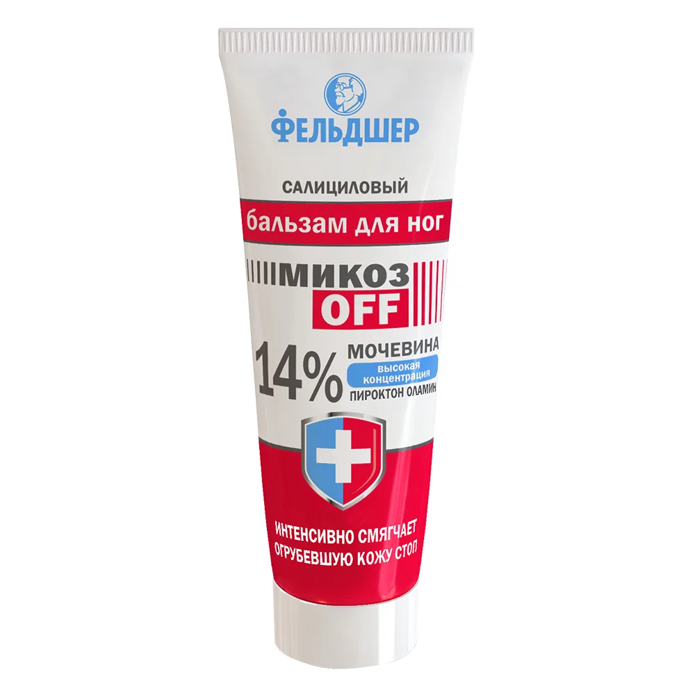 Feldsher Salicylic Balm for Feet Mycosoff 14% Urea 75 ml