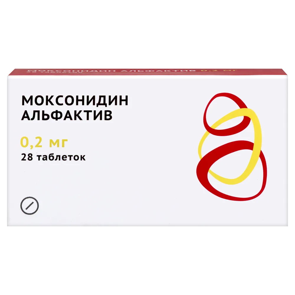 Moxonidine Alfacitiv 0.2 mg 28 coated tablets