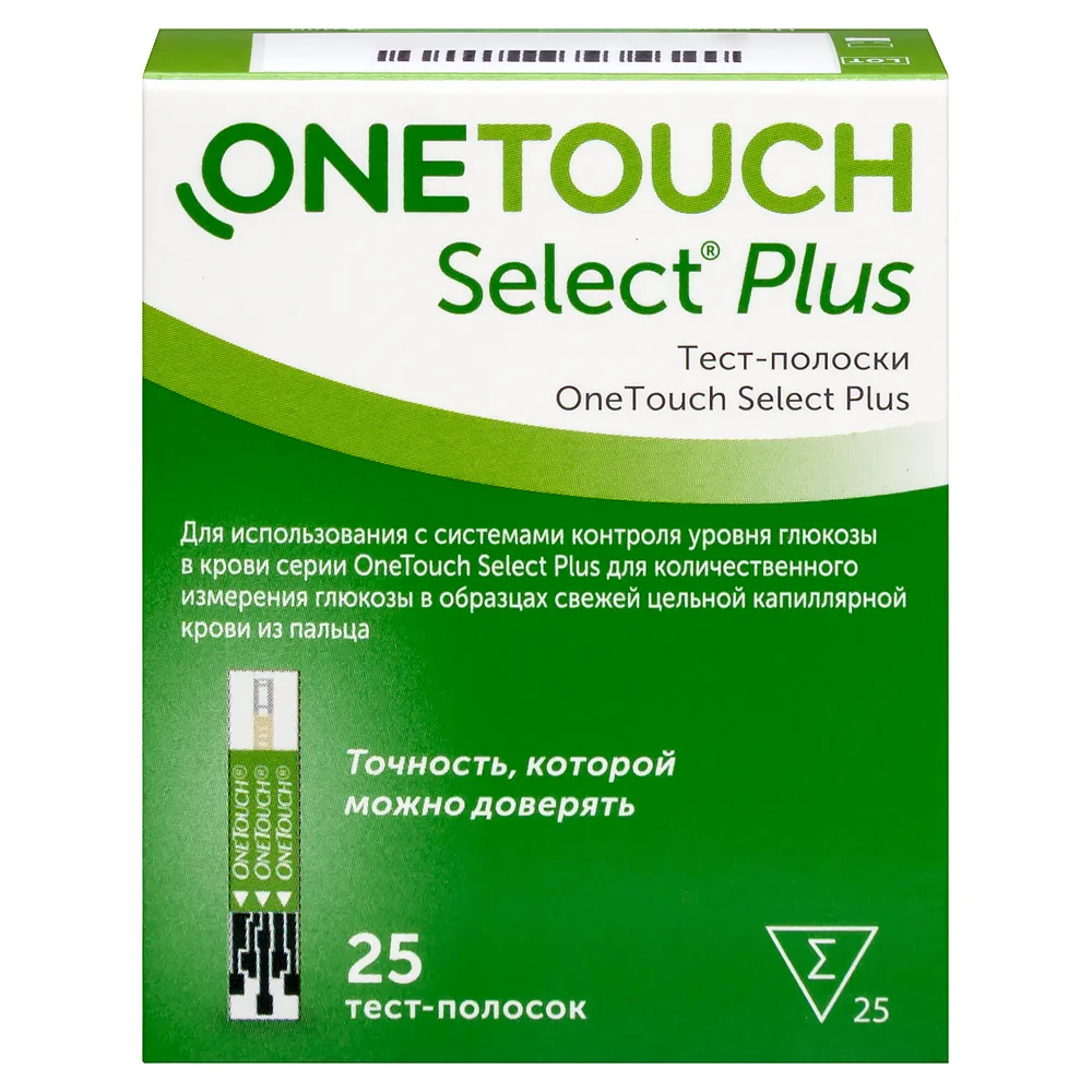 One Touch Select Plus Test Strips 25 pcs.