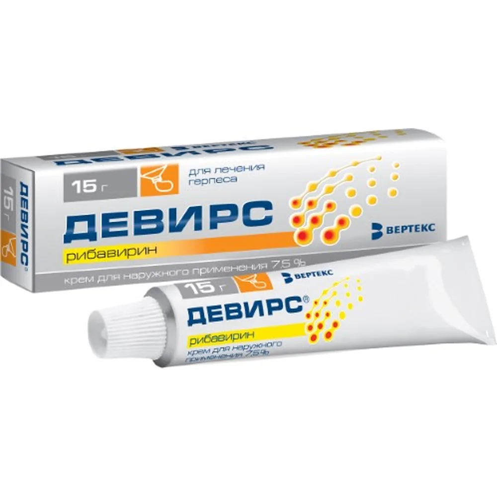 Devirs 7.5% cream for external use 15 g