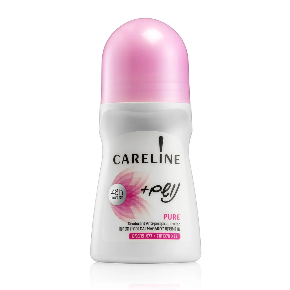 Careline Roll-On Deodorant Antiperspirant Pure 75 ml