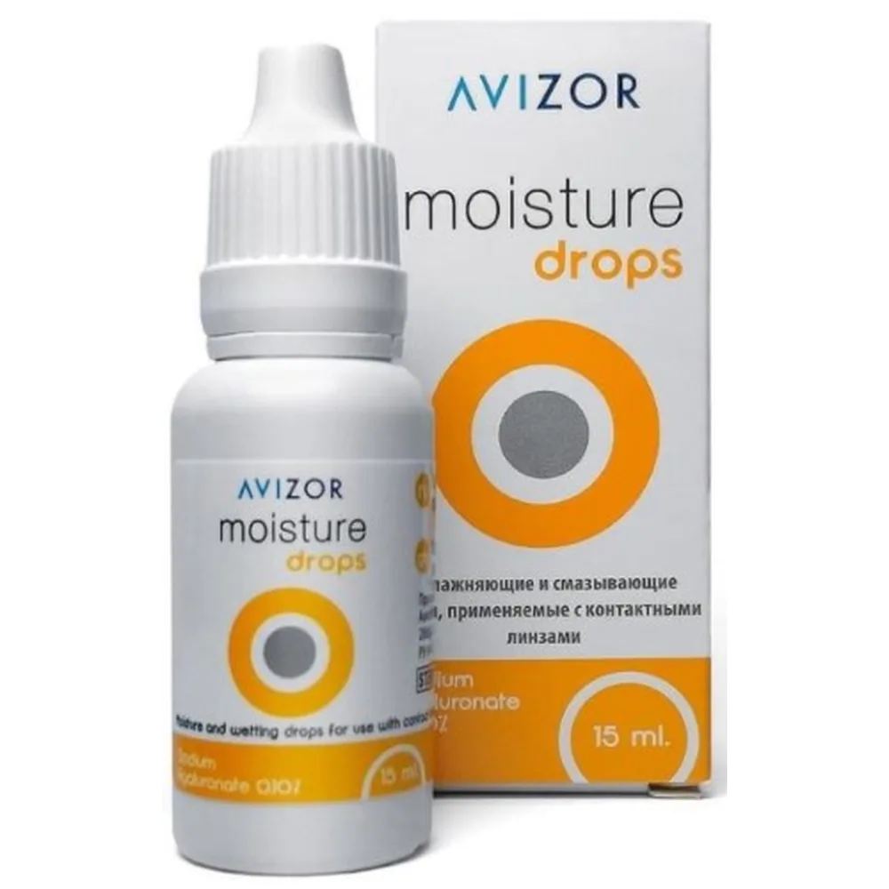 Avizor Moisture Drops for Lenses 15 ml