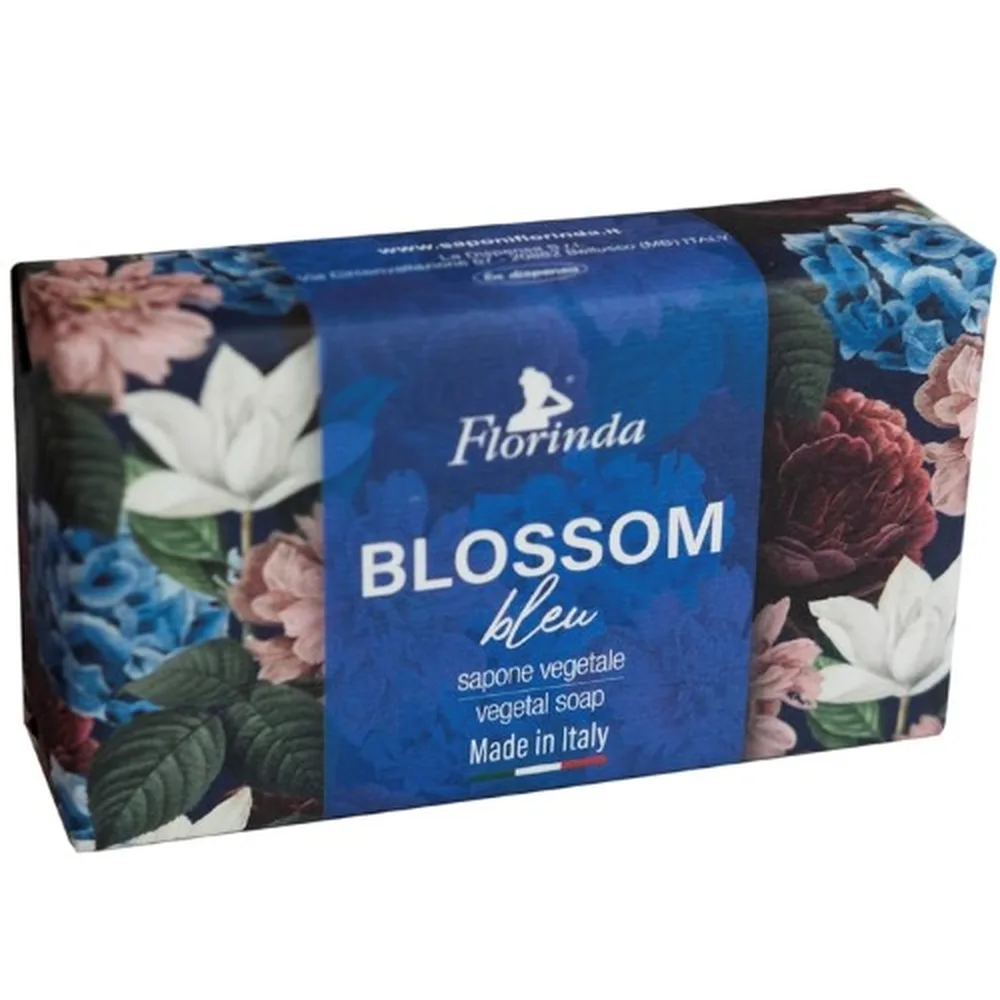 Florinda Toilet Soap Solid Blue Flowers 200 g