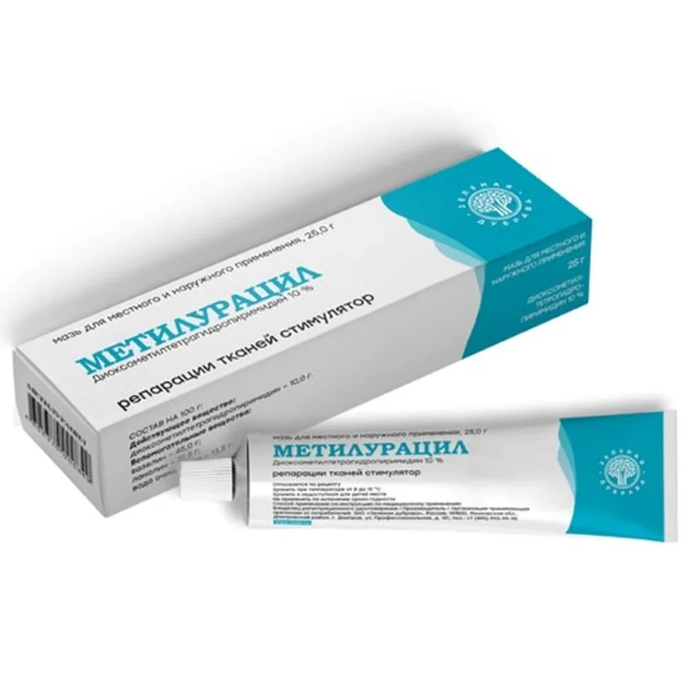 Methyluracil 10% ointment for external use 25 g