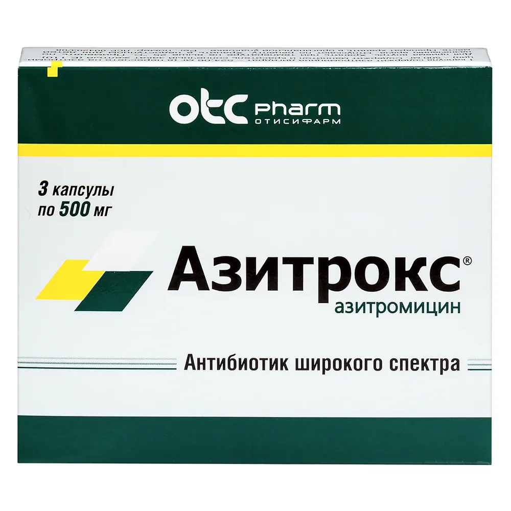 Azitrox 500 mg 3 capsules
