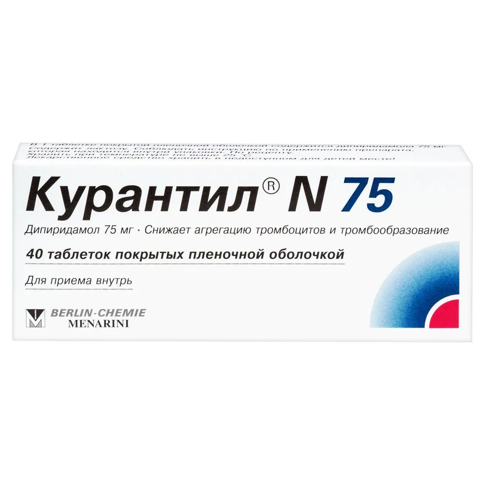 Kurantyl 75 40 tablets, film-coated 0.075 g