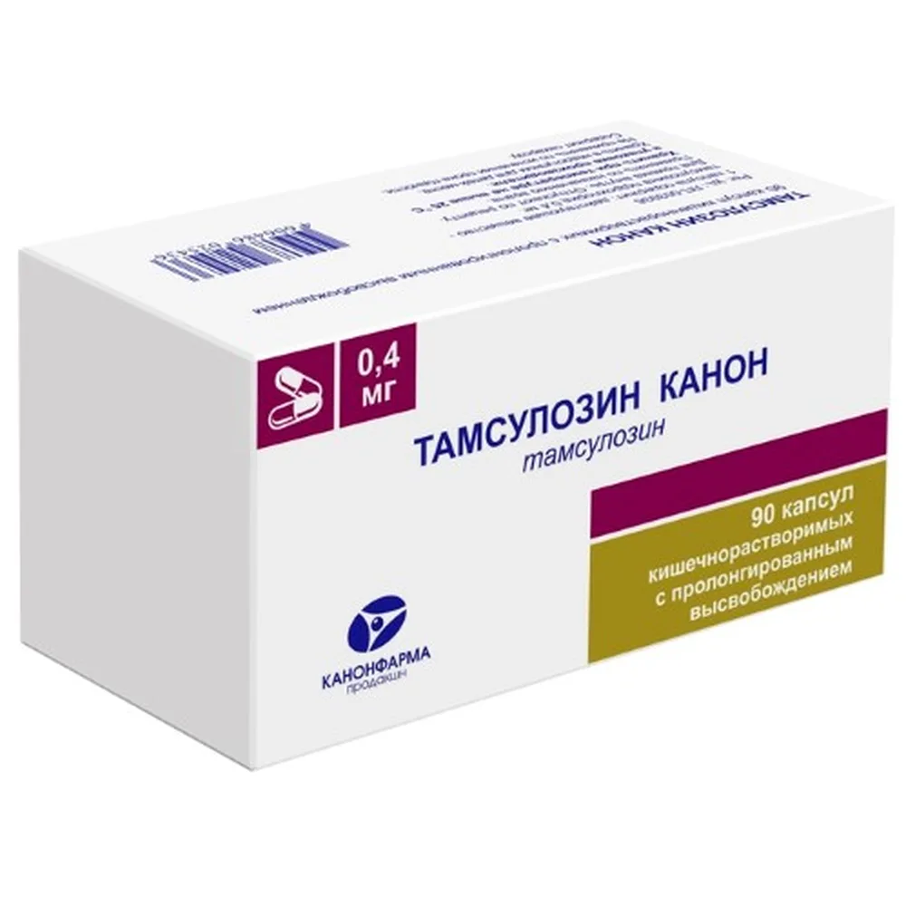 Tamsulosin Canon 0.4 mg 90 capsules, enteric-coated, extended-release
