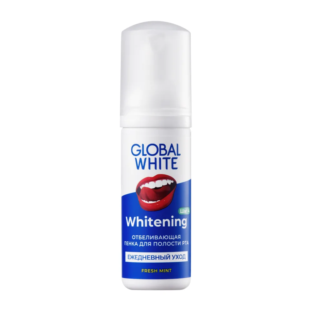 Global White Whitening Oral Foam 50 ml