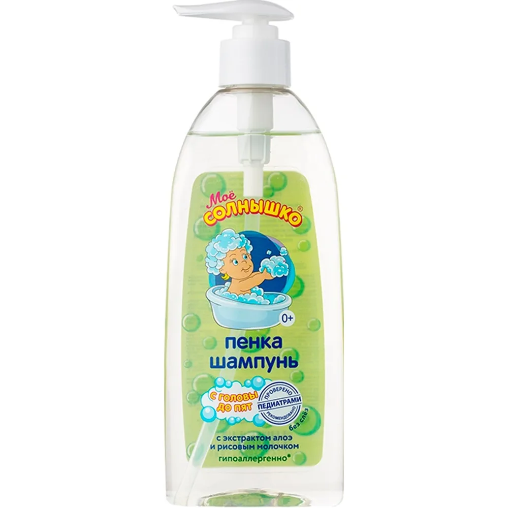Moe Solnyshko Foam Shampoo for Children from Head to Toe 400 ml