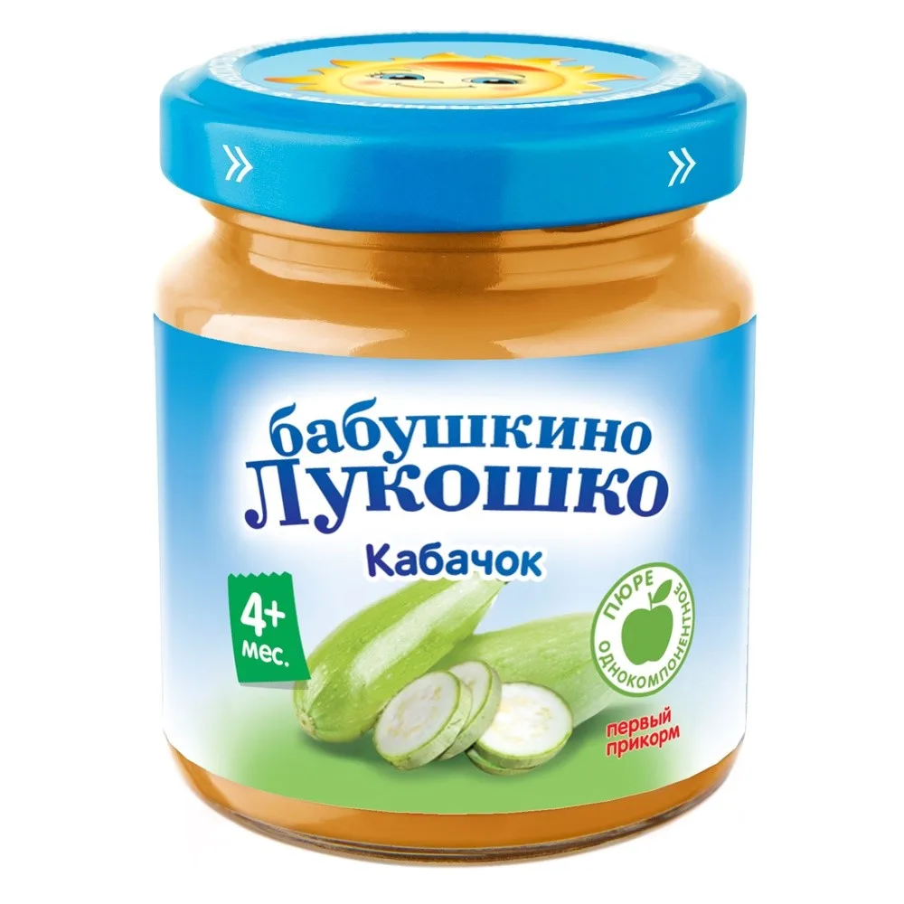 Babushkino Lukoshko Zucchini Puree for Baby Food 100 g
