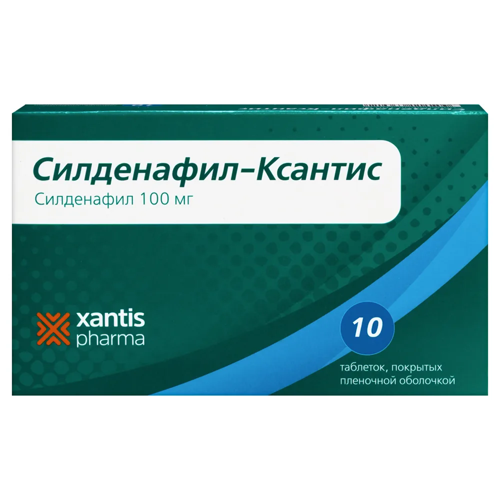 Sildenafil-Xantis 100 mg 10 tablets, film-coated