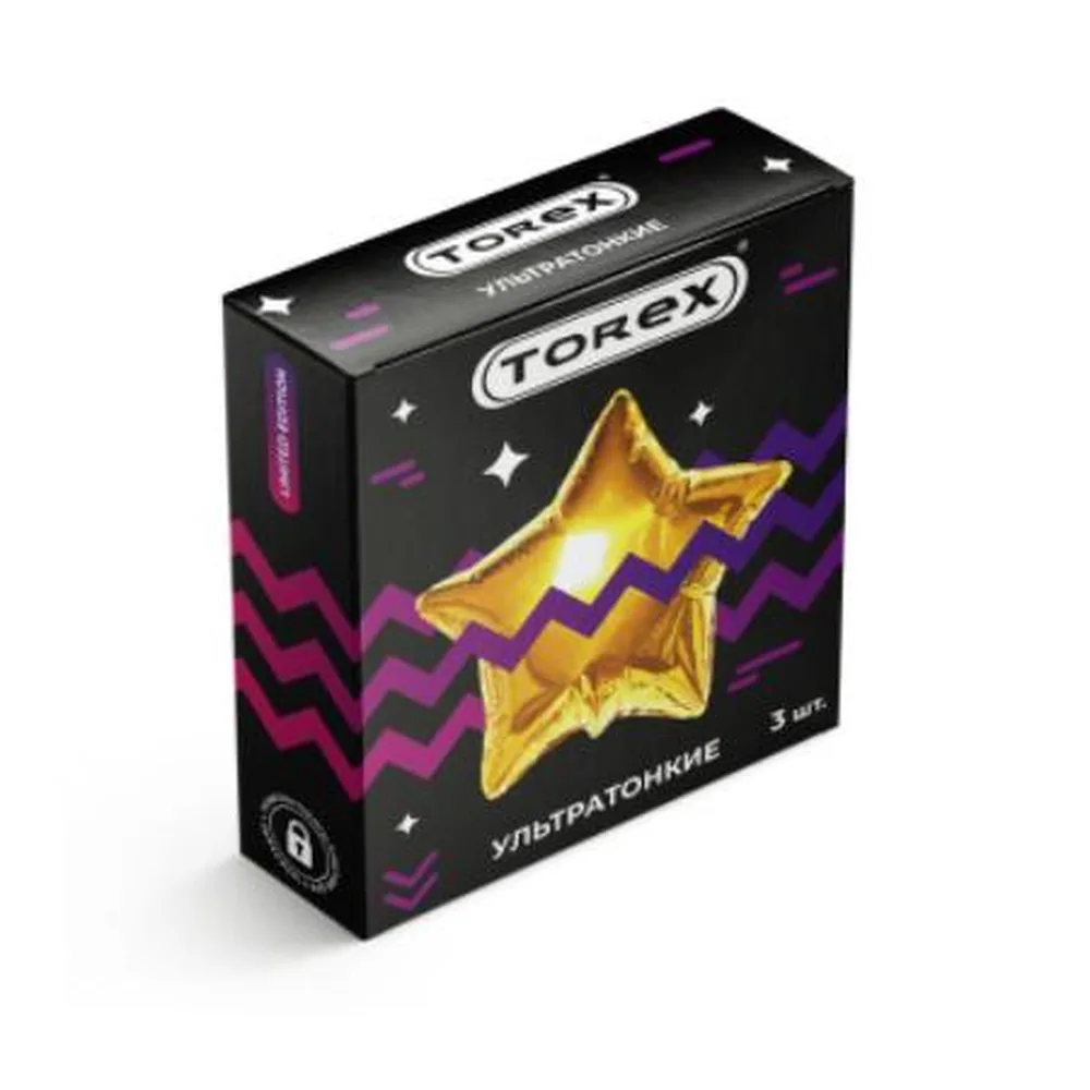 Torex ultra-thin condoms 3 pcs. / limited edition
