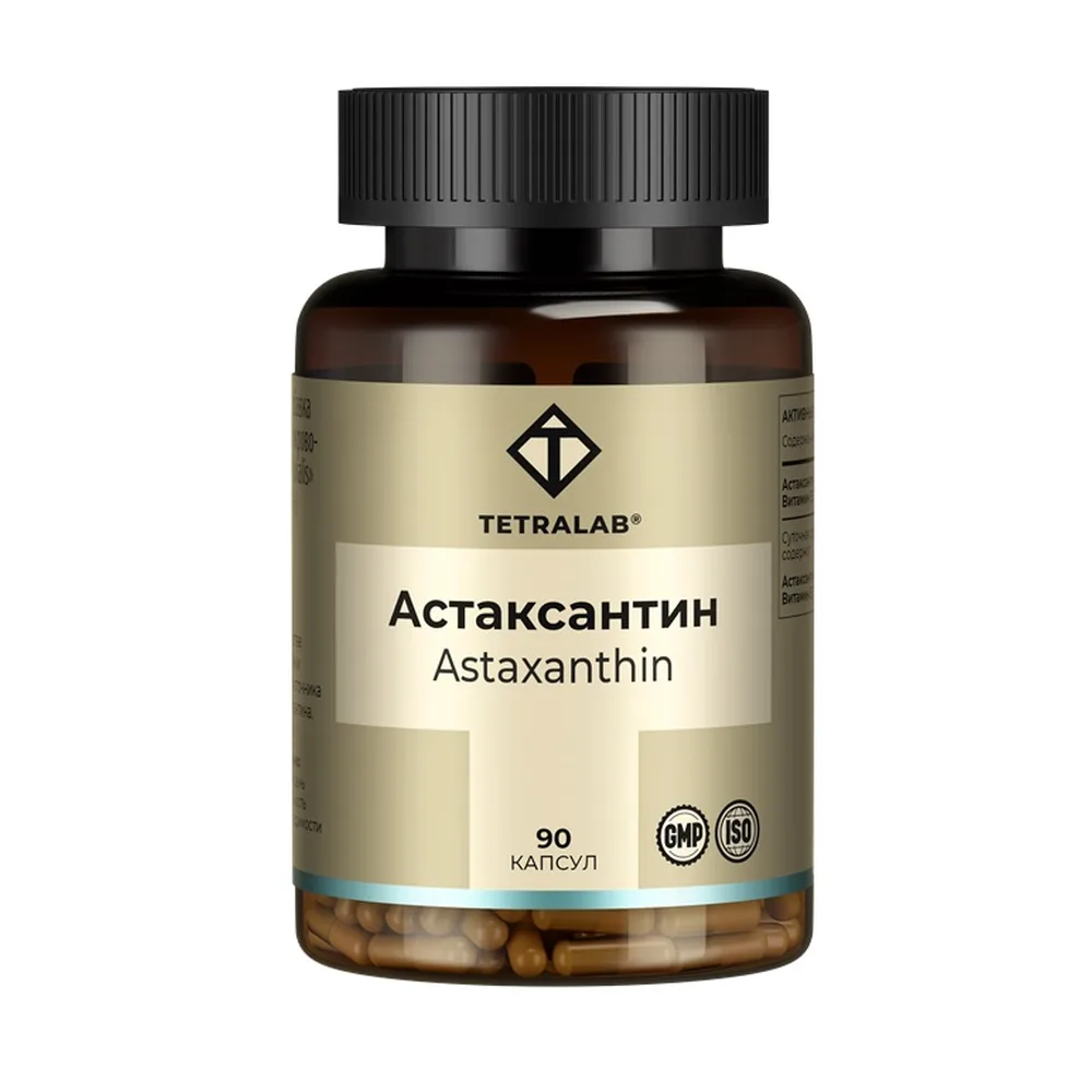 Tetralab Astaxanthin from Haematococcus pluvialis 90 capsules 250 mg