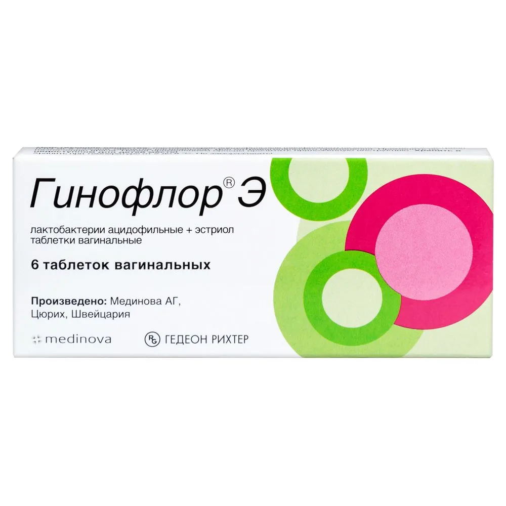 Gynoflor E 6 pcs vaginal tablets