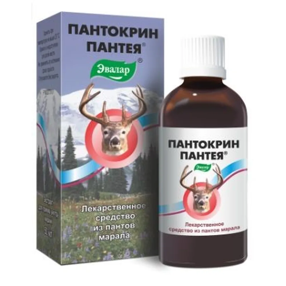 Pantocrin Pantea liquid extract for oral use 50 ml bottle