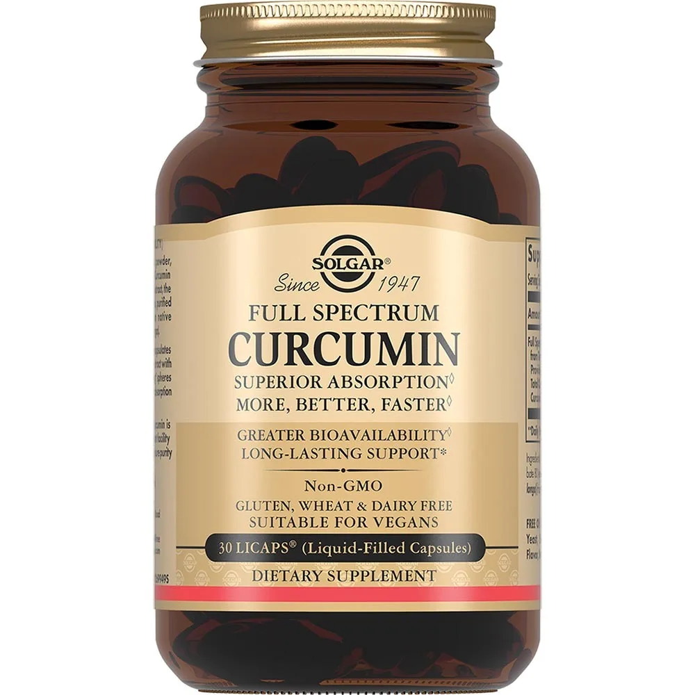 Solgar Curcumin 30 Capsules 1044 mg
