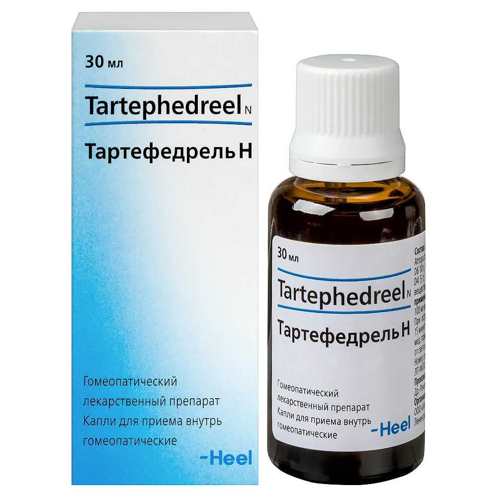 Tartefedrel drops for oral use homeopathic application 30 ml