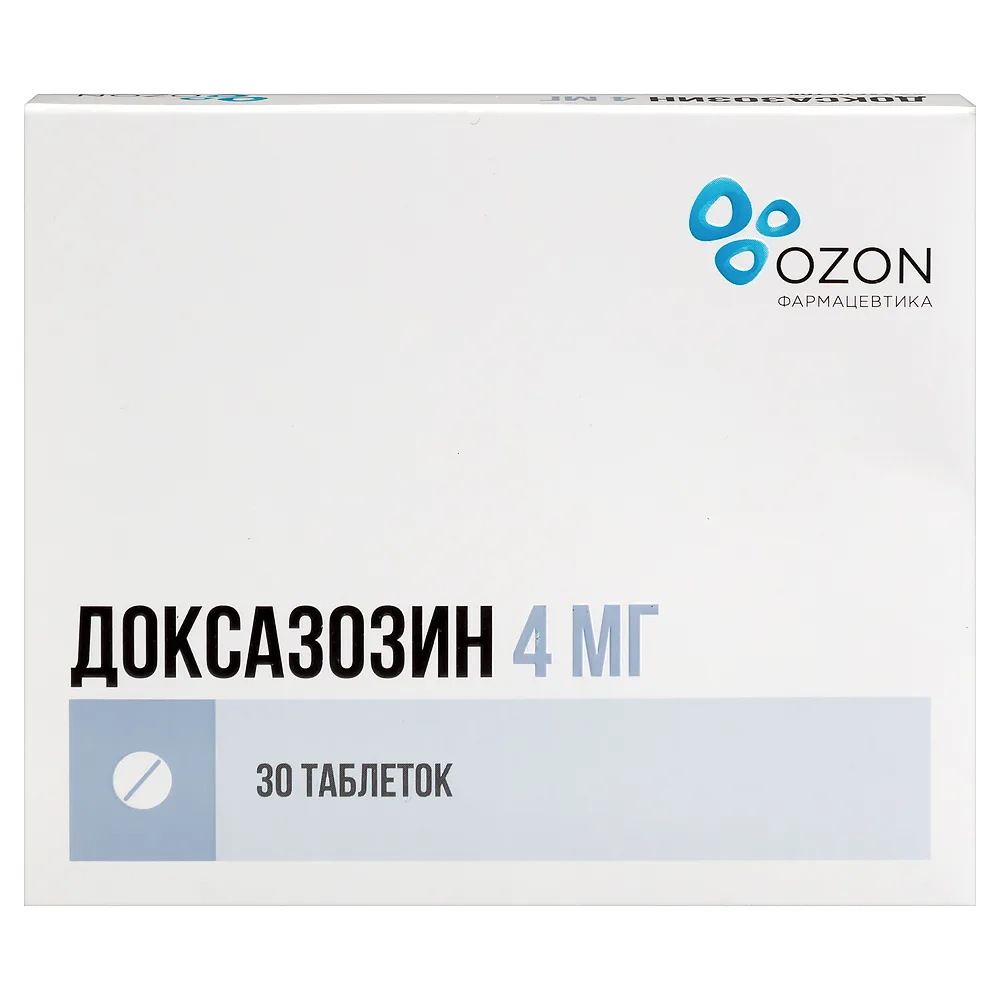 Doxazosin 4 mg 30 tablets