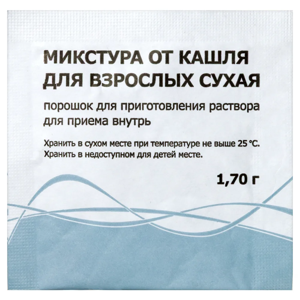 Dry Cough Mixture for Adults 1.7 g sachet