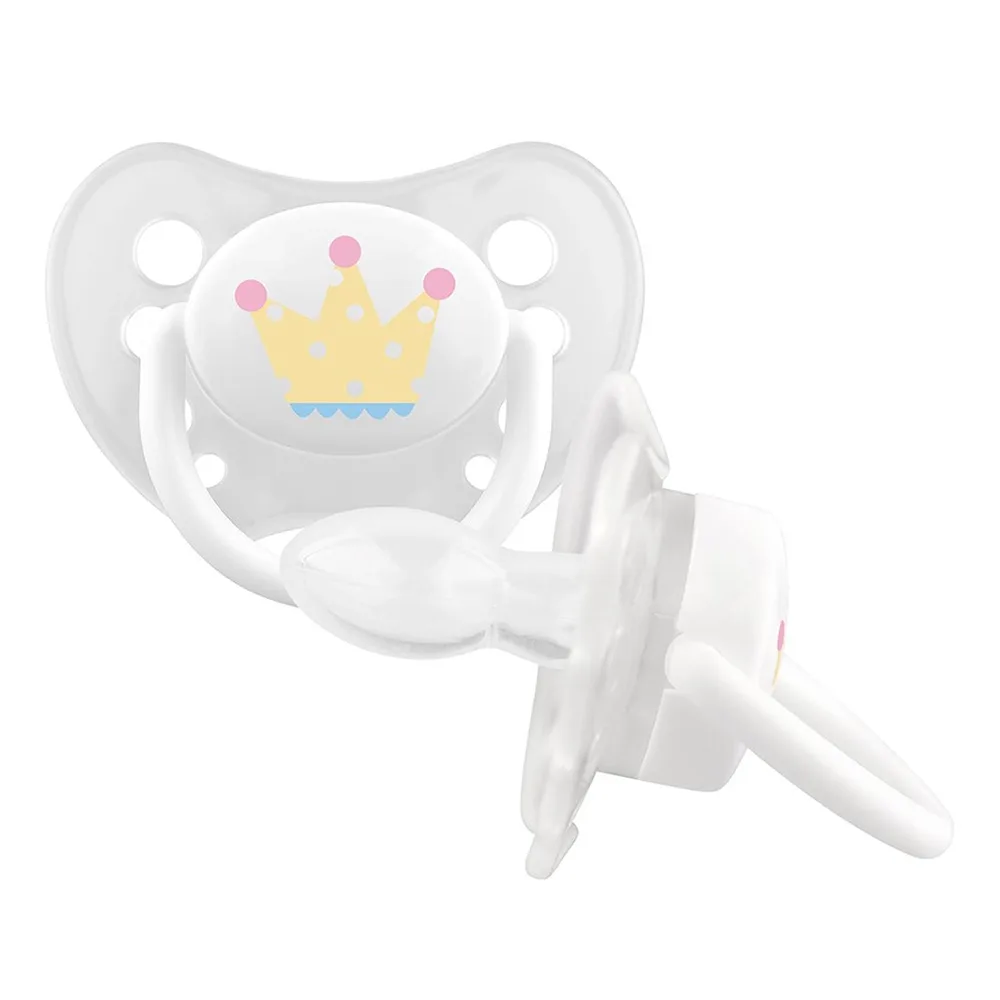 Lubby silicone pacifier with symmetrical nipple just lubby 0+/27545