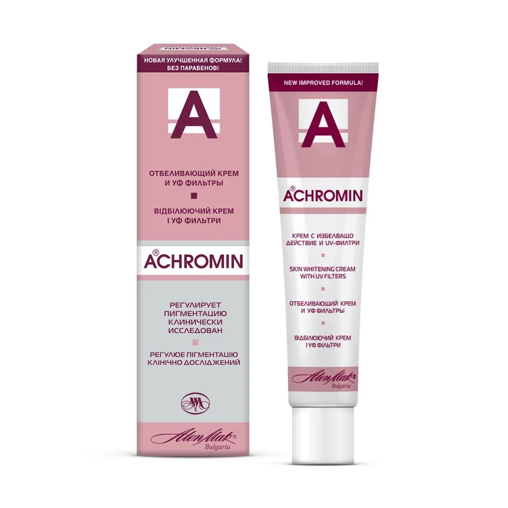 Achromin Anti-Pigment Whitening Classic Cream with UV Filters for All Skin Types 45 ml