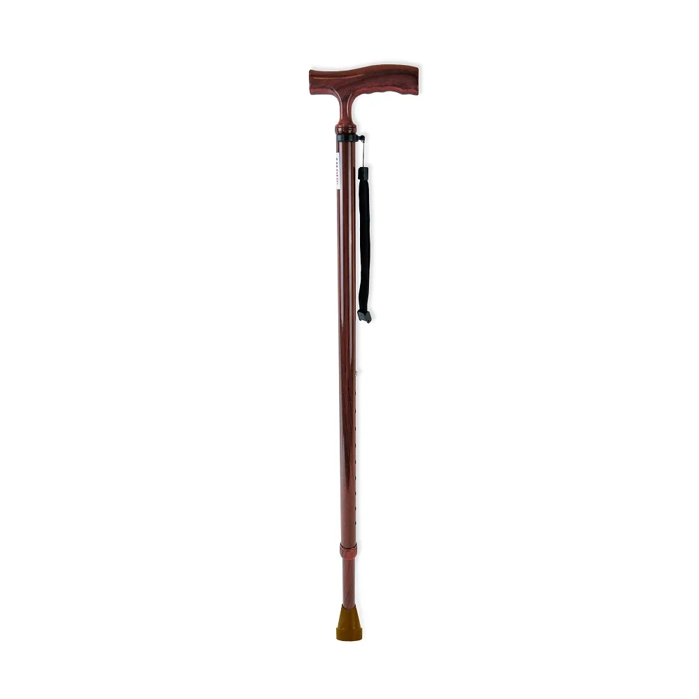 Orthopedic cane amst 25 cw plastic handle/brown/