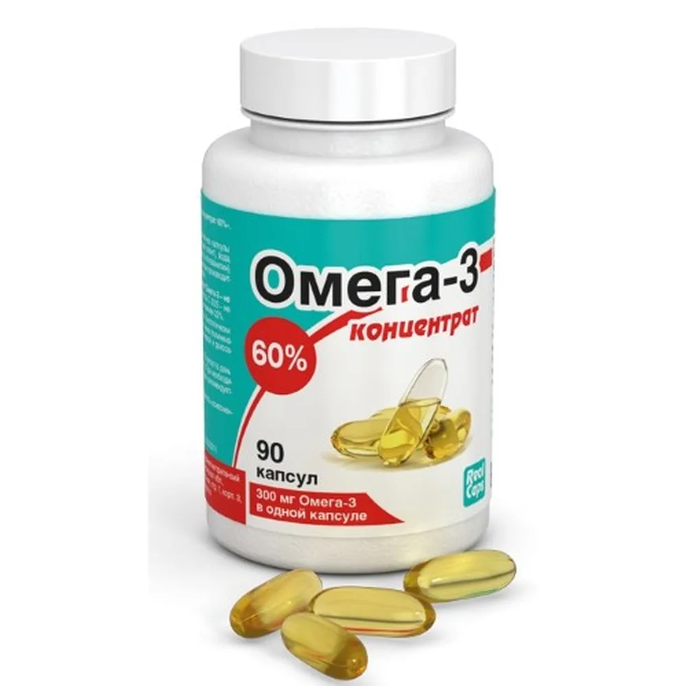 Omega-3 Concentrate 60% 90 Capsules 500 mg