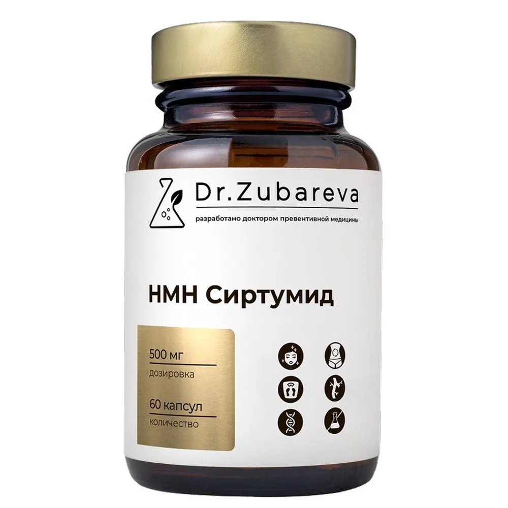 Dr Zubareva NMN Sirtumid 60 capsules 380 mg