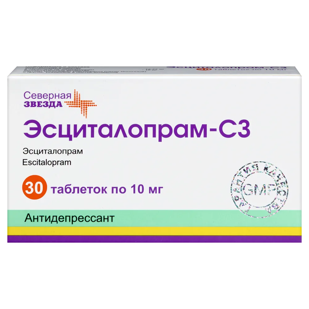 Escitalopram-SZ 10 mg 30 tablets, film-coated blister