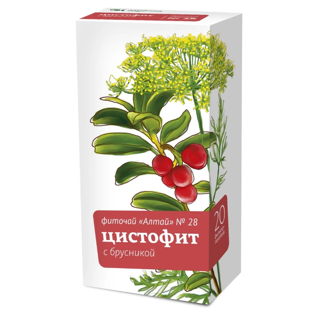 Herbal tea Altai No. 28 Cystophyt with Cranberry 2 g 20 pcs. f/p