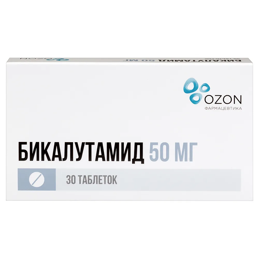 Bicalutamide 50 mg 30 tablets, film-coated