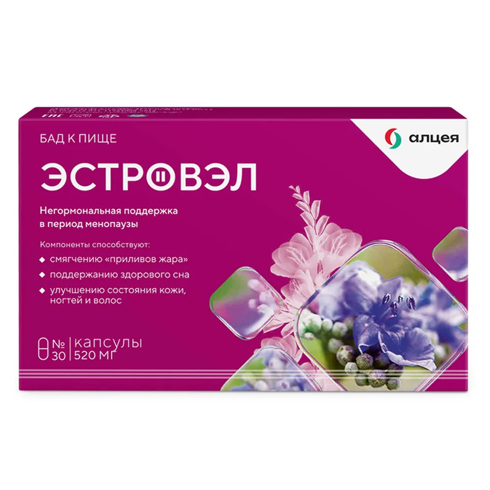 Estrovel 30 capsules 520 mg