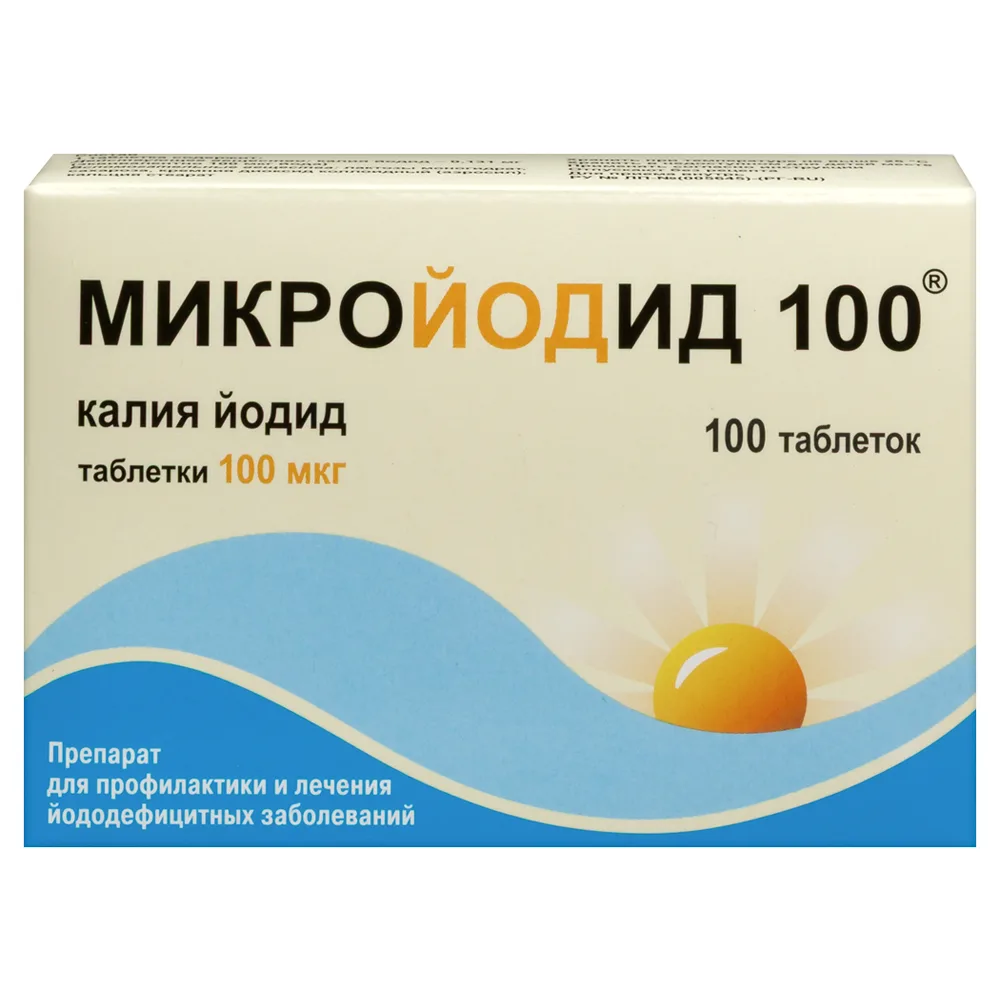 Microiodide 100 100 mcg 100 pcs. tablets