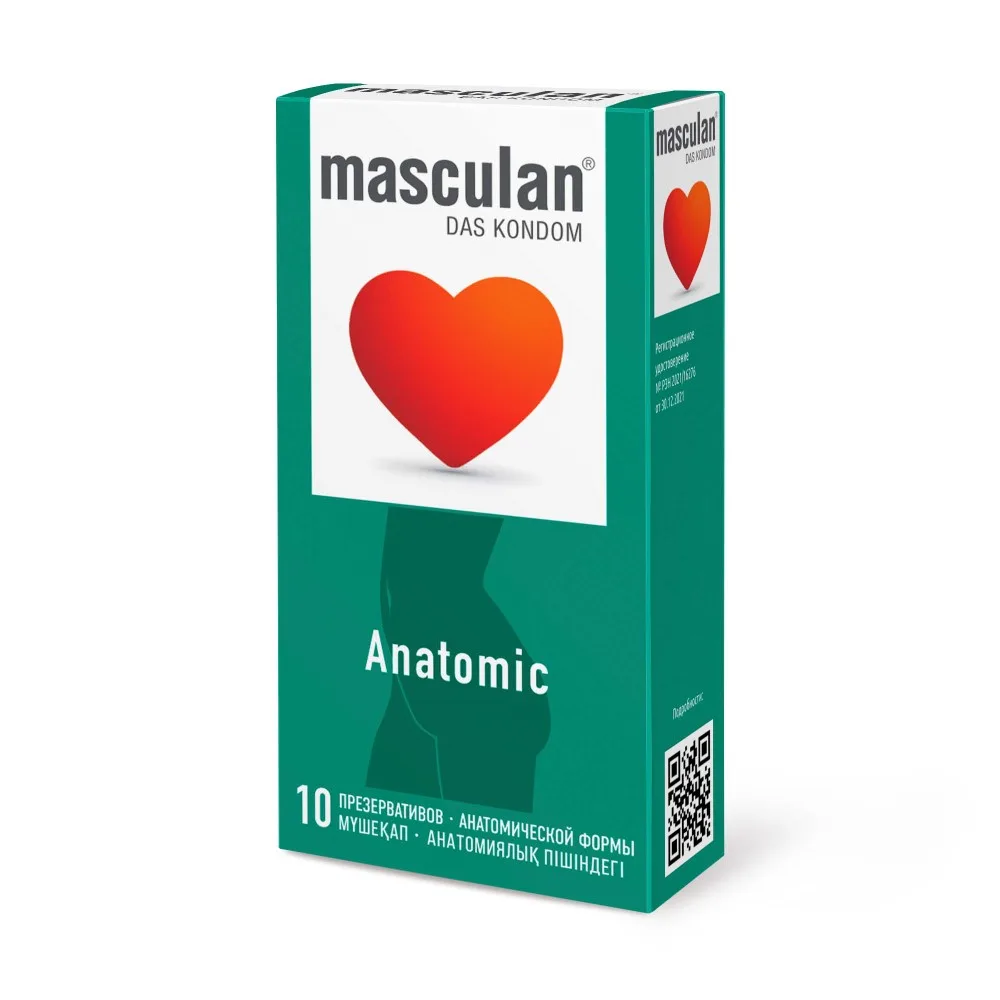 Masculan Anatomic Condoms 10 pcs.