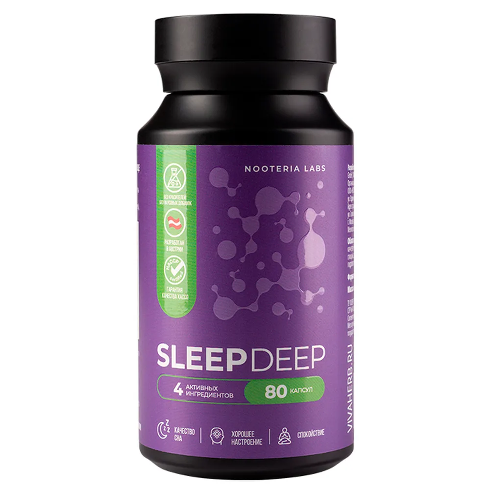 Nooteria Labs Sleep Deep 80 capsules 740 mg