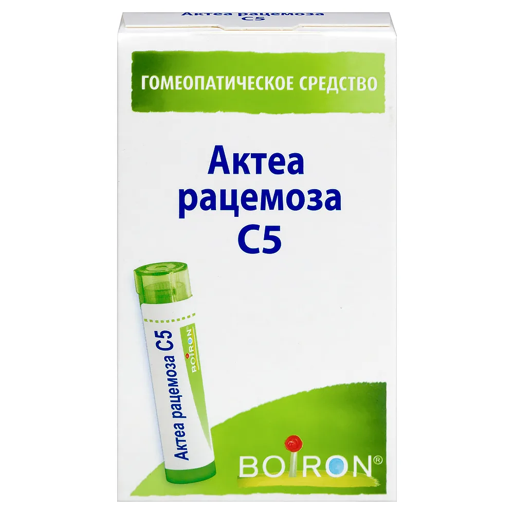 Actaea racemosa C5 Homeopathic Monocomponent Preparation Plant Origin Granules Homeopathic 4 g