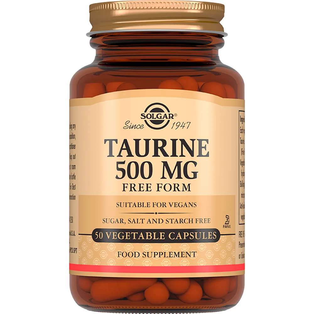 Solgar Taurine 500 mg 50 capsules 685 mg