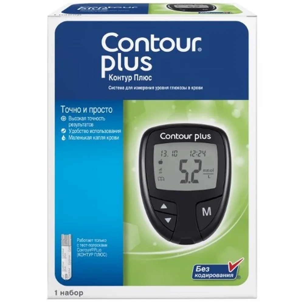 Contour Plus blood glucose meter
