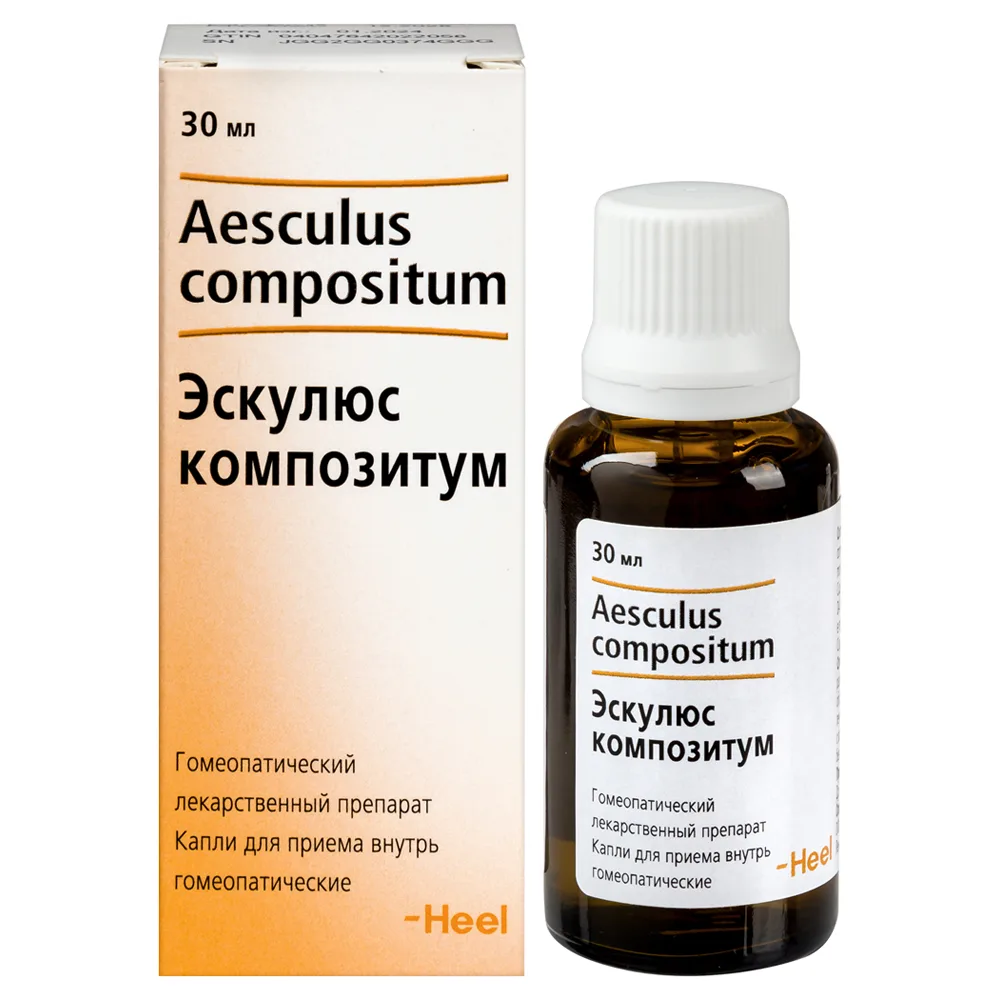 Esculus compositum drops for oral use homeopathic 30 ml