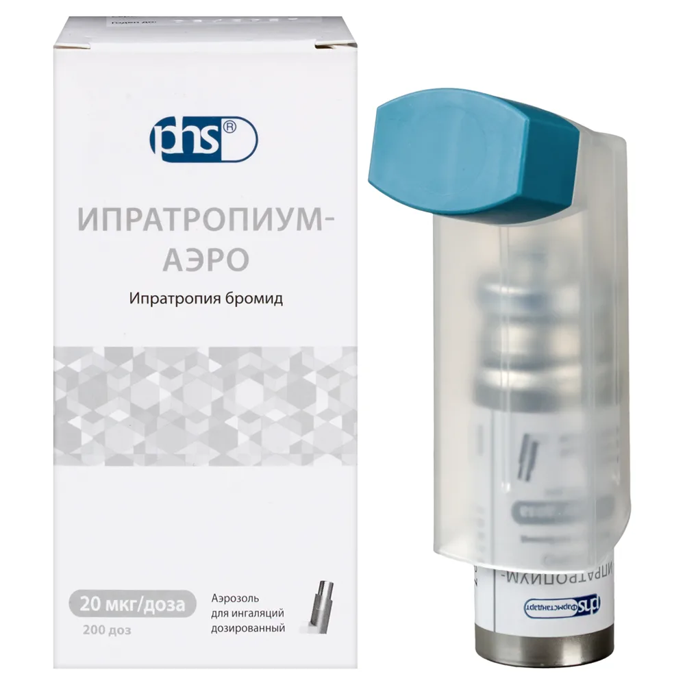 Ipratropium Aero 20 mcg/dose 200 doses metered aerosol for inhalation