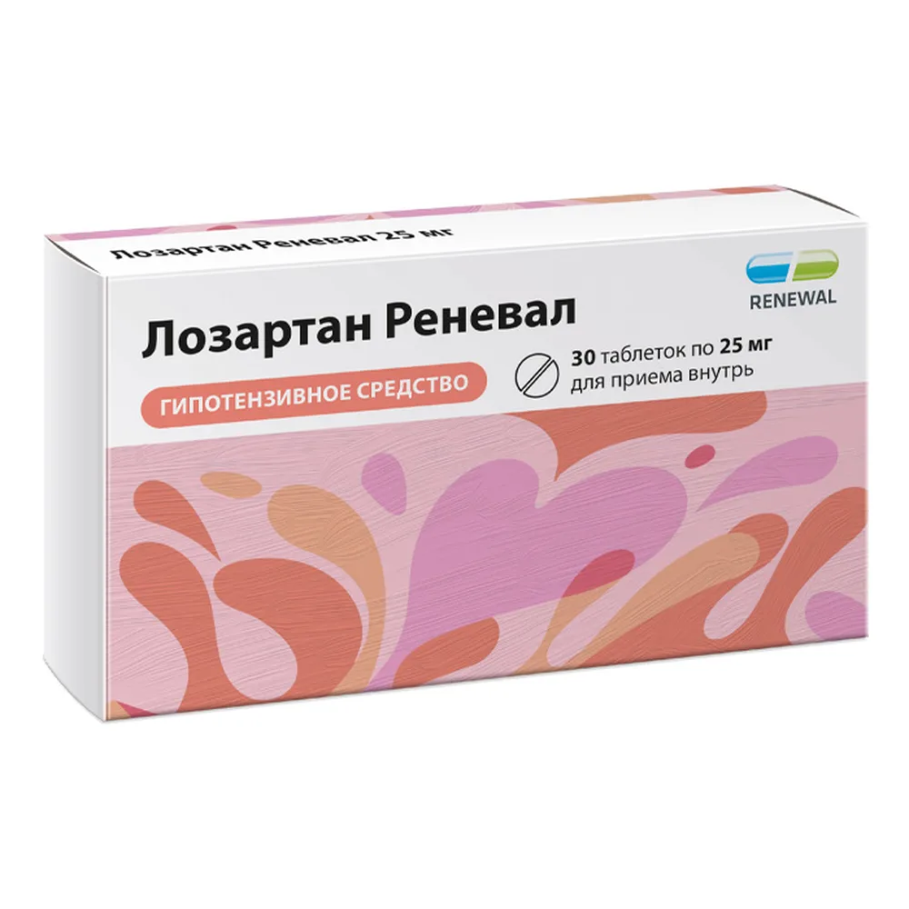 Losartan Renewa 25 mg 30 coated tablets
