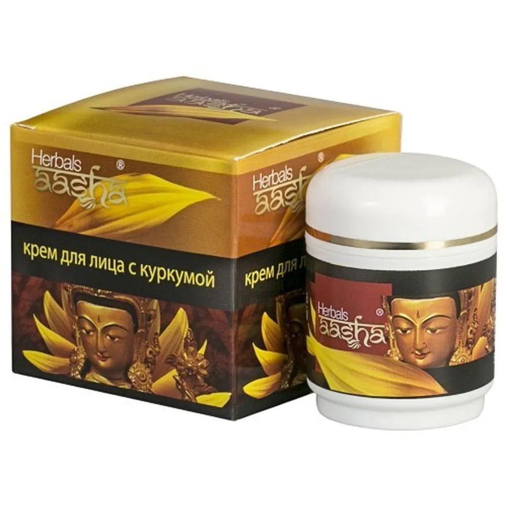 Aasha Herbals face cream with turmeric 50 ml