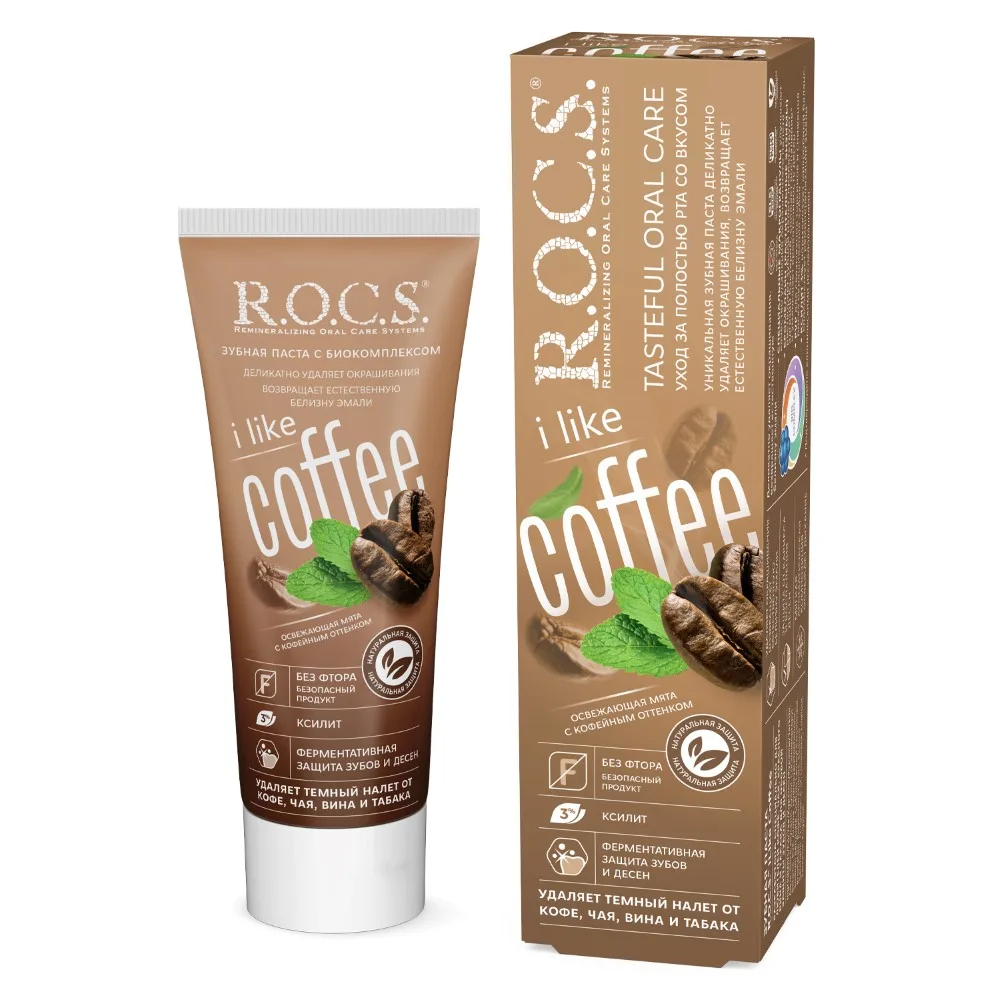 Rocs Toothpaste ilike Coffee 74 g