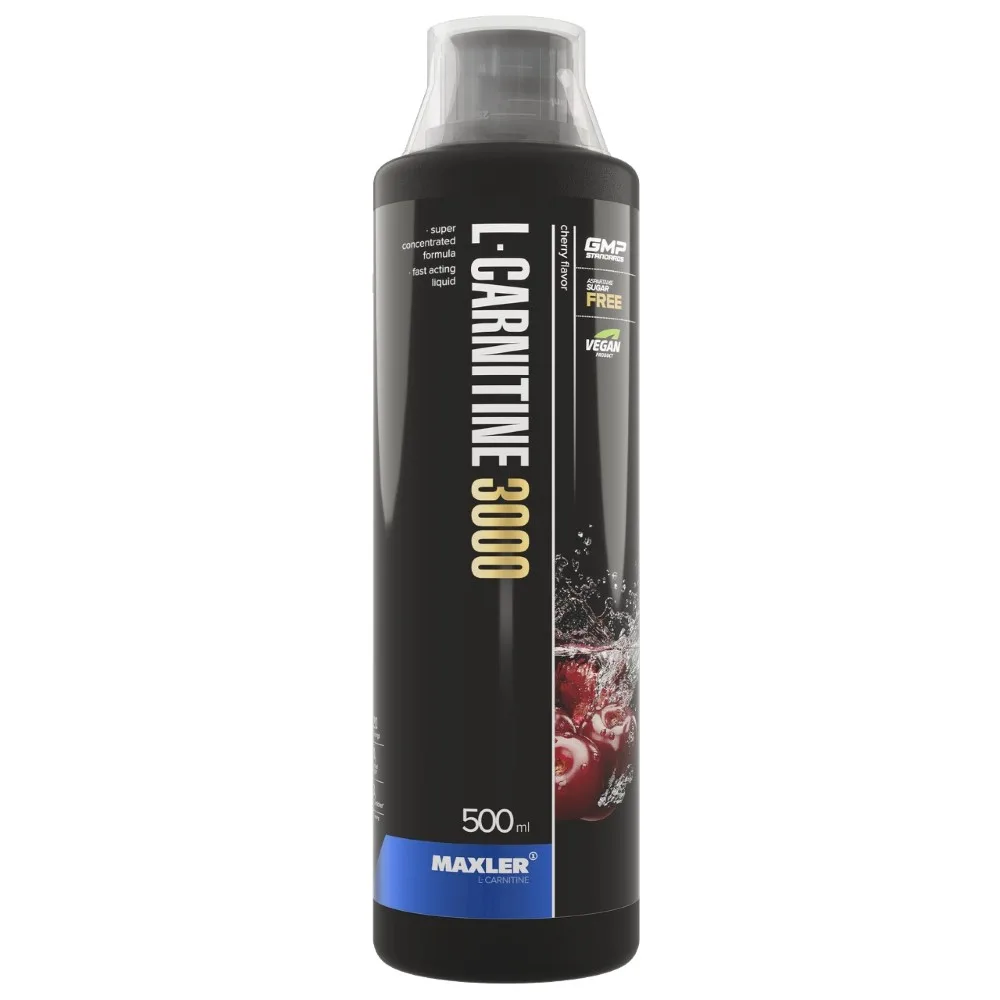 Maxler L-Carnitine 3000 500 ml Liquid Cherry Flavor